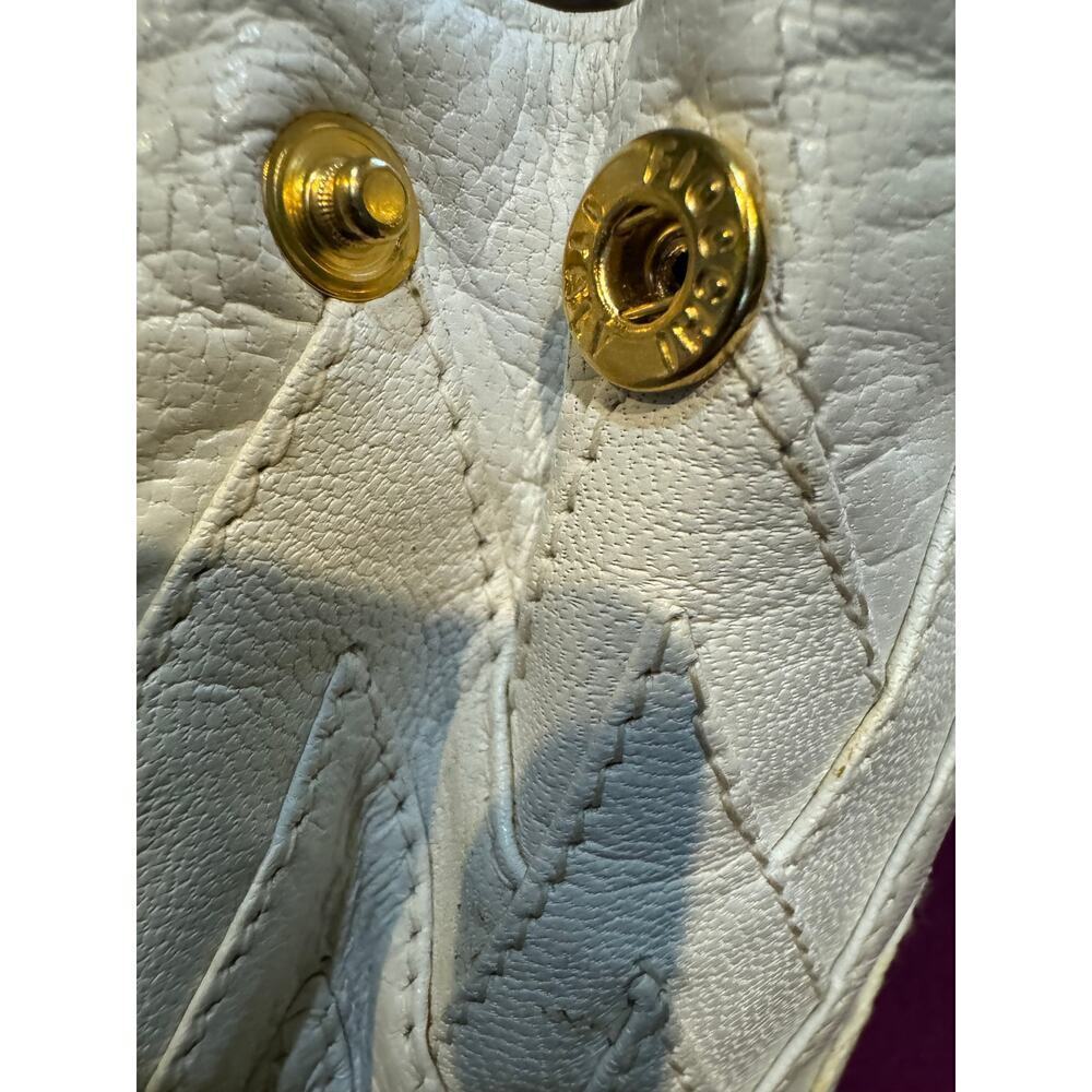 MIKa made in Italy, Dutch white leather bag. - Picture 8 of 10
